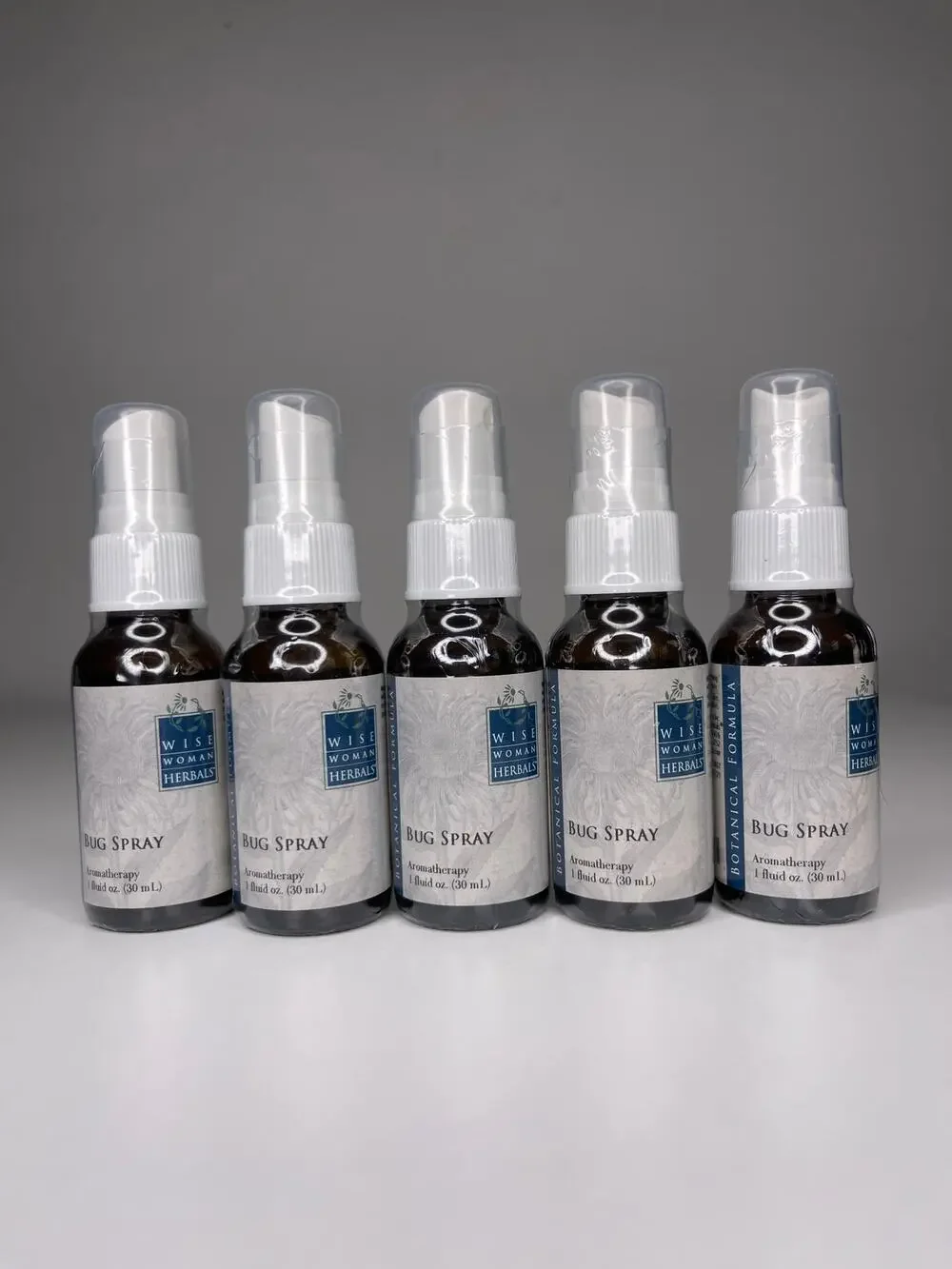 Set of 5 Wise Woman Herbals — Aromatherapy Bug Spray + Essential Oils  — 1oz NEW